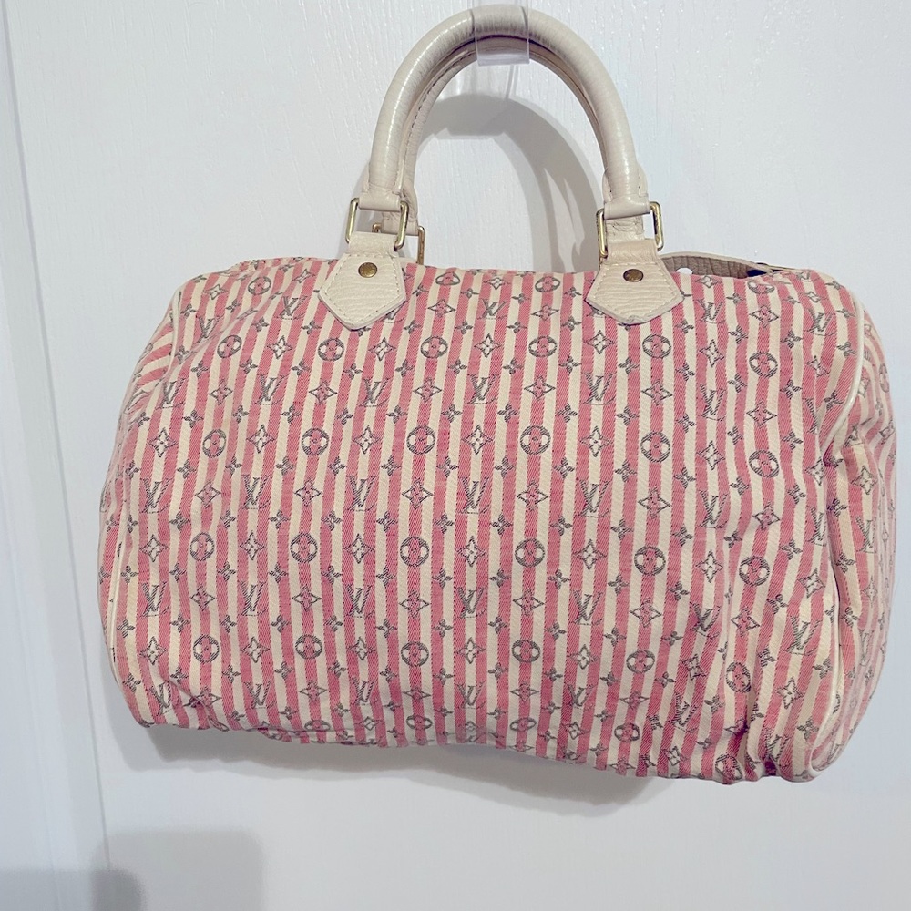LV Mini Lin Croisette Monogram Speedy 30